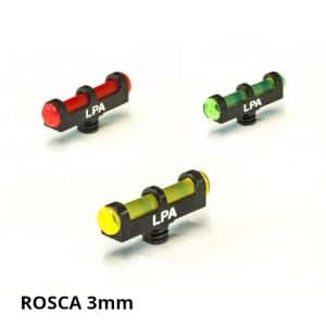 Punto de Mira Escopeta Fibra Optica LPA rosca 3mm