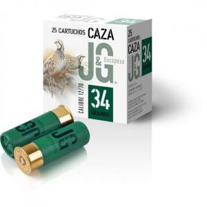 Cartucho JG Caza 34g