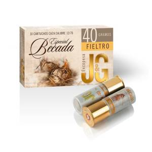 Cartuchos JG Especial Becada Fieltro 40 g
